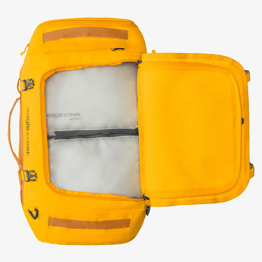 Yellow Carryon Duffle Internal Organization Eagle Creek