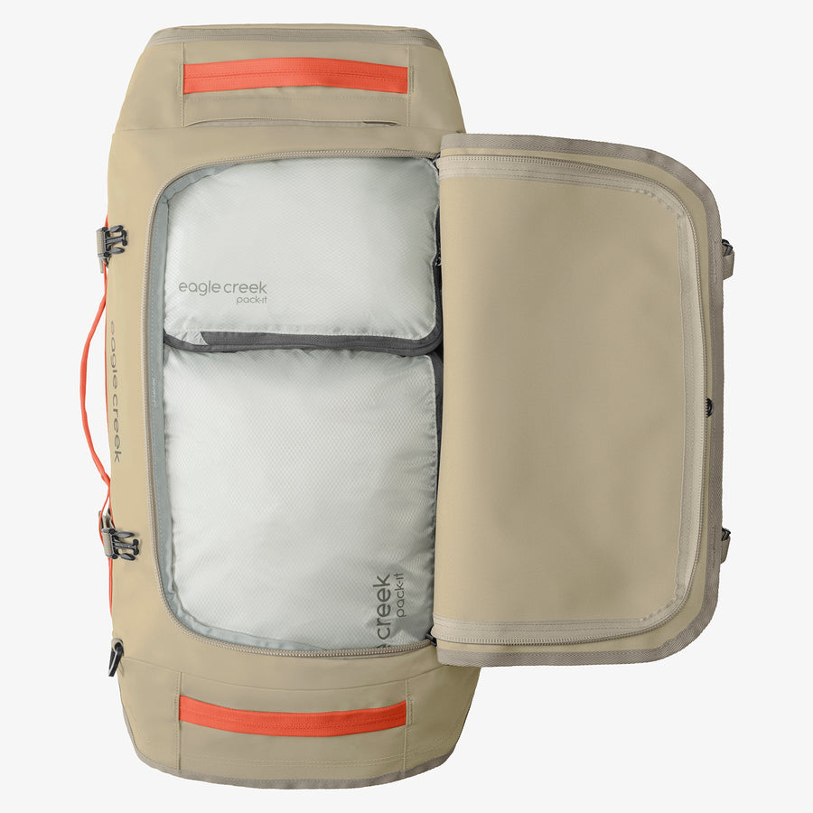 Tan Duffle Bag Internal Organization Eagle Creek
