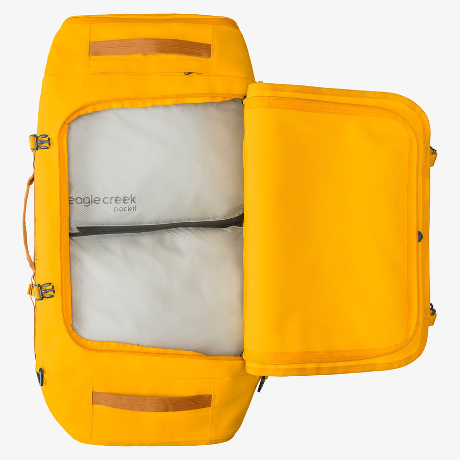 Yellow Duffle Bag Internal Organization Eagle Creek