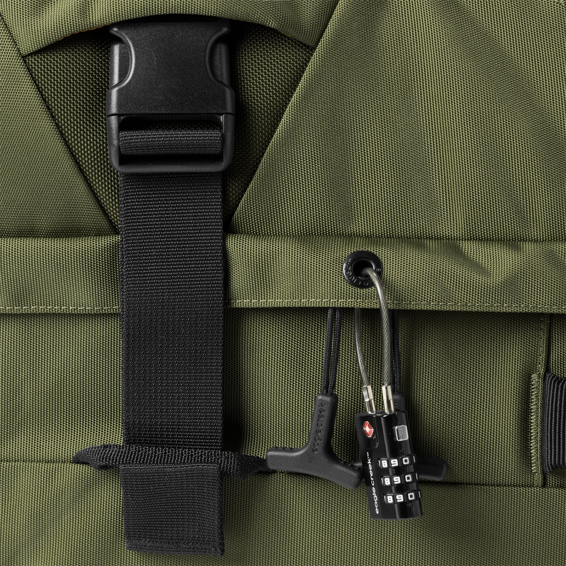 Green Extra Large Checked Luggage Eagle Creek