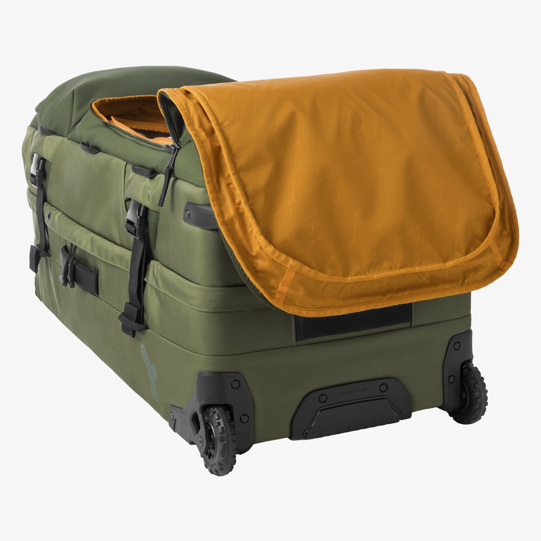 Green Extra Large Rolling Trunk for Expeditions