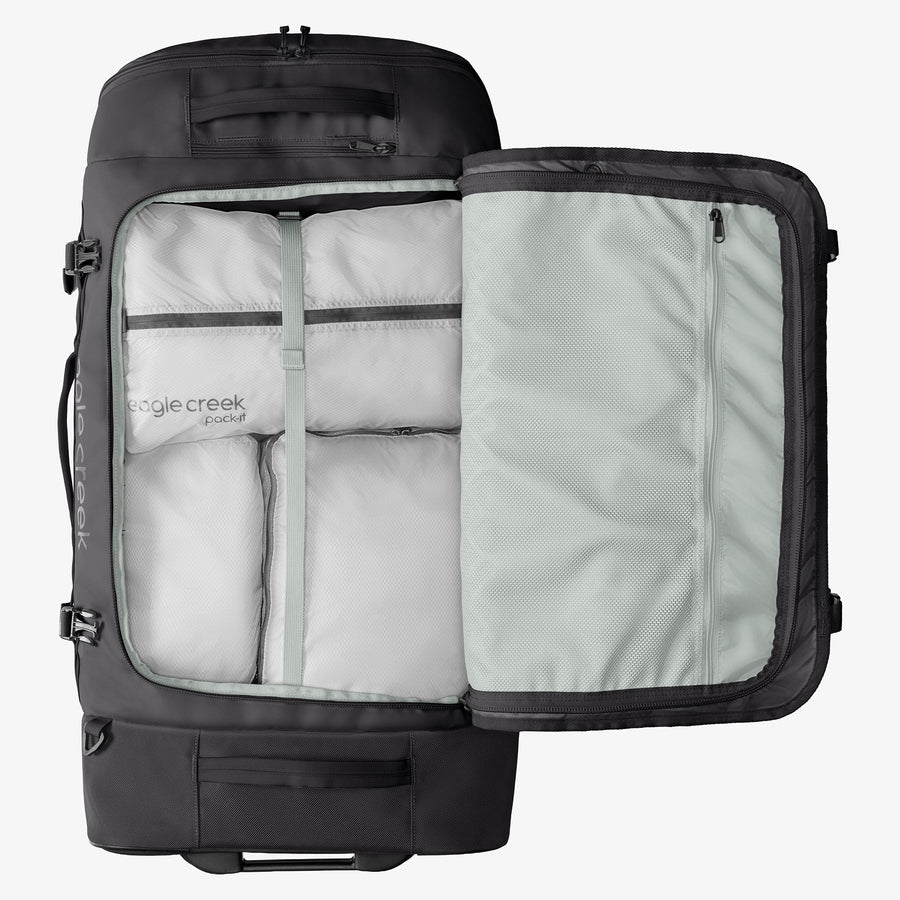 Black Rolling Luggage Internal Organization Eagle Creek