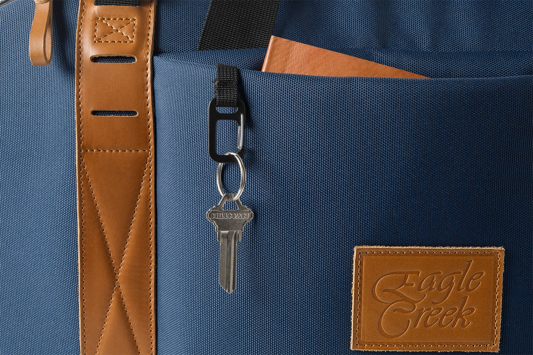 Pocket Detail Key Ring