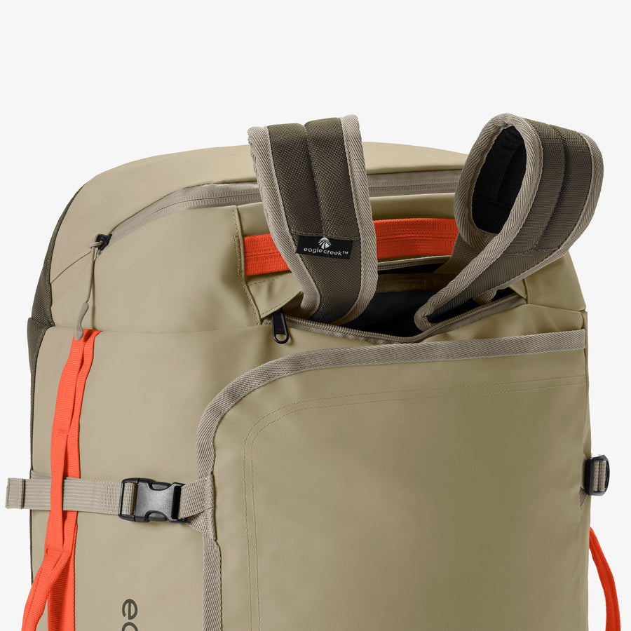 Tan Duffle Bag With Backpack Straps