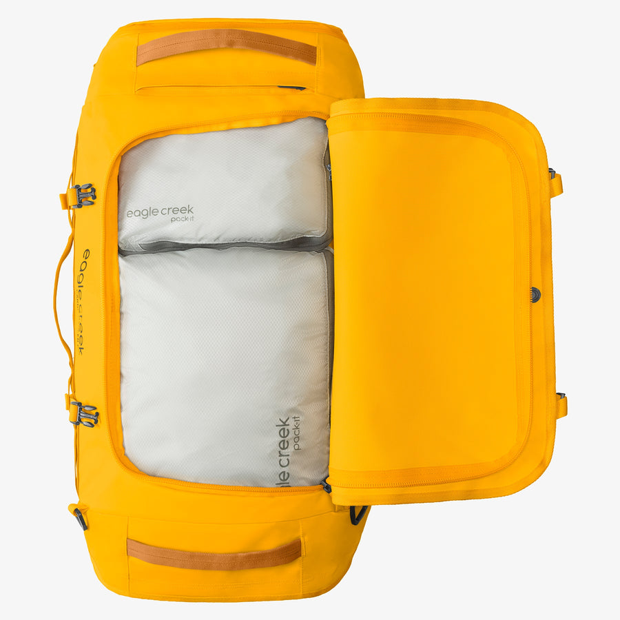 Yellow Duffle Bag Internal Organization Eagle Creek