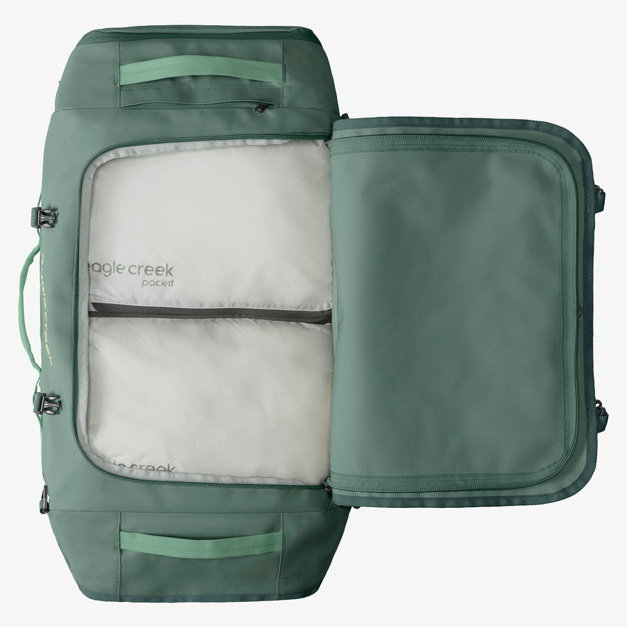 Green Duffle Bag Internal Organization