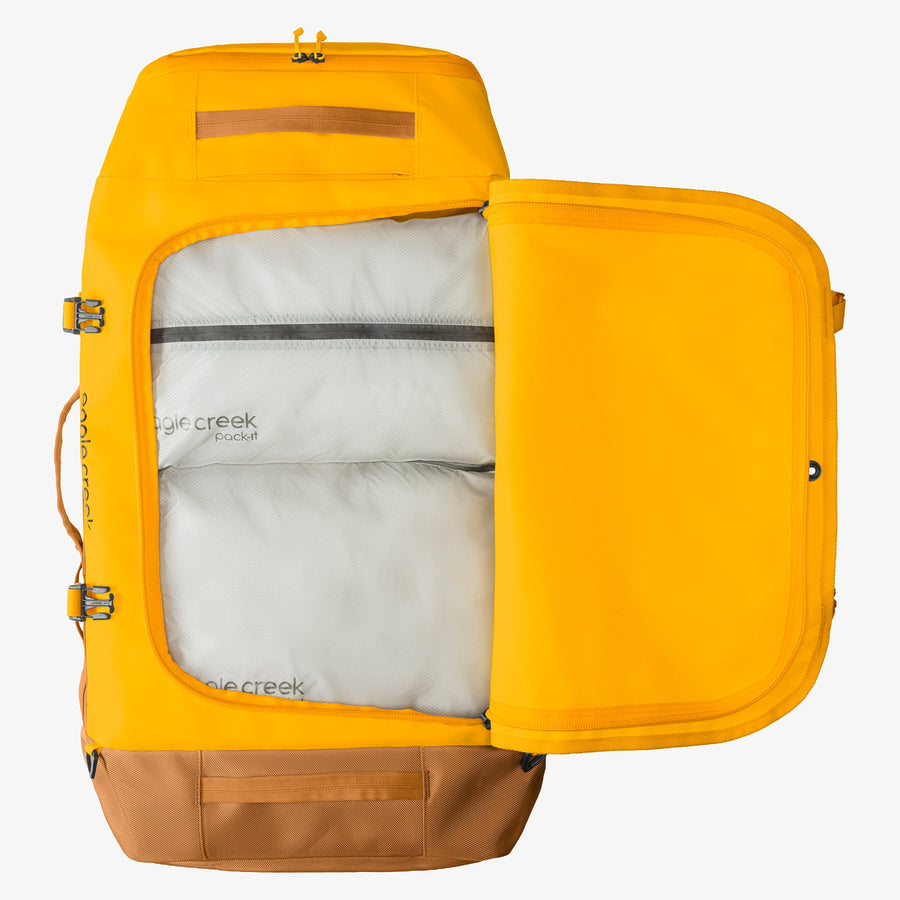 Yellow Duffle Bag Internal Organization Eagle Creek