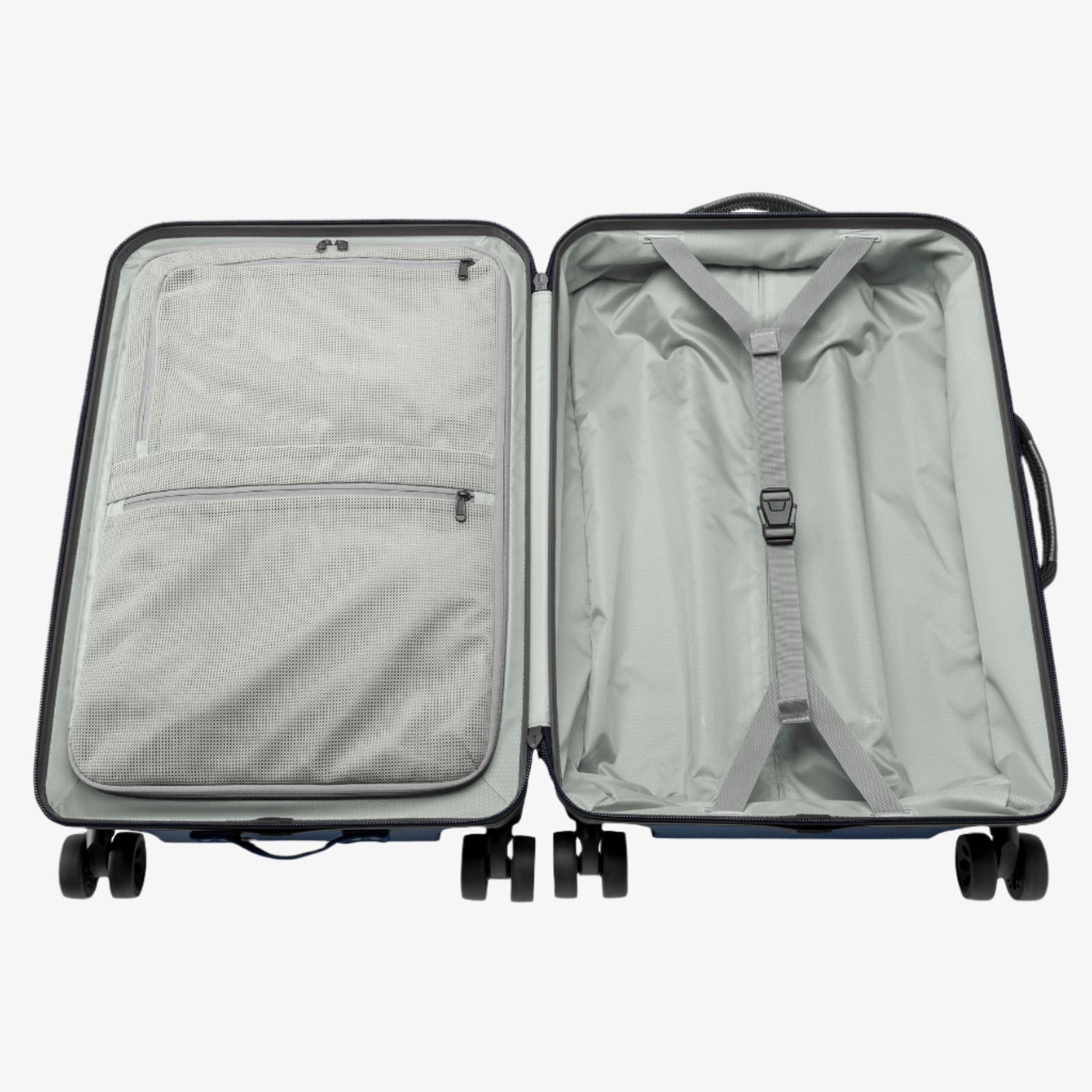 Blue Checked Luggage