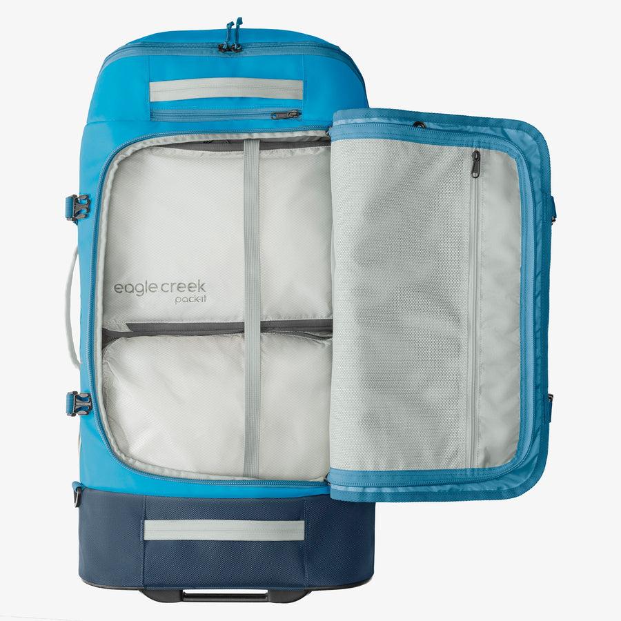 Blue Checked Luggage Internal Organization Eagle Creek