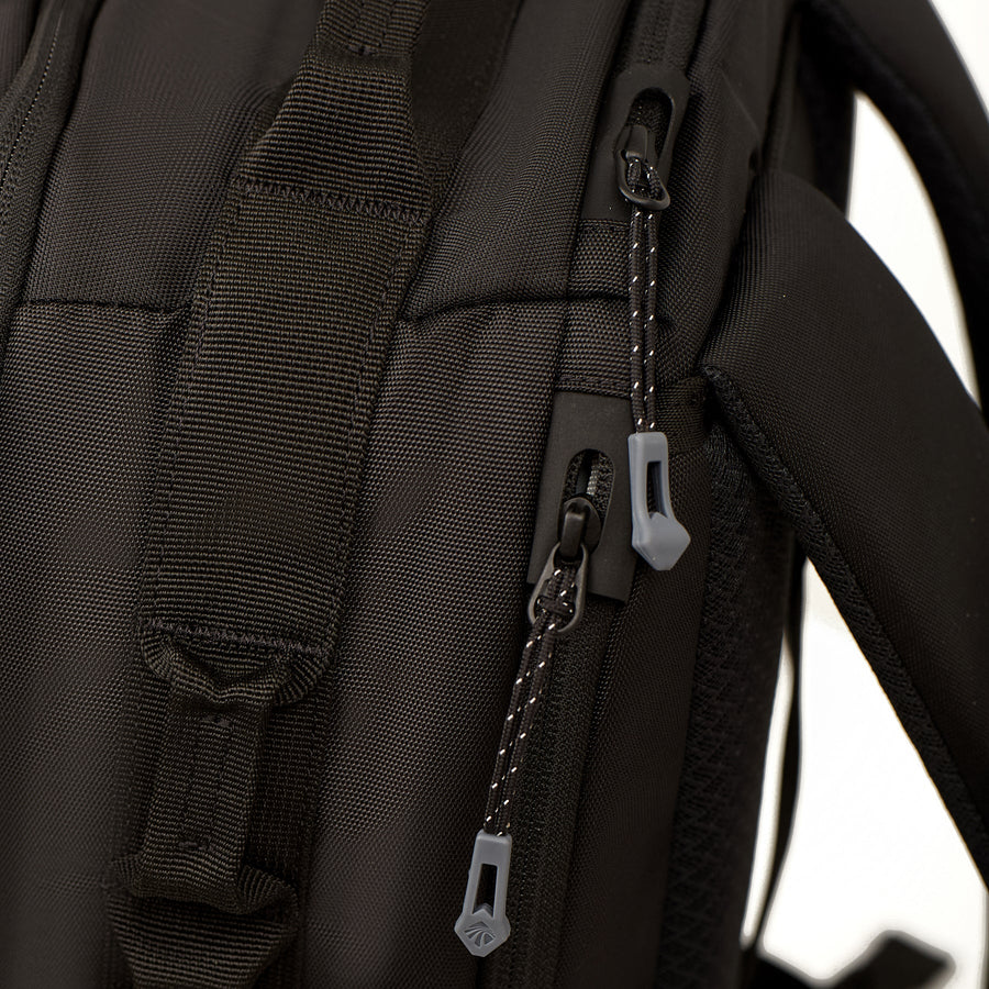 Black Travel Backpack Zipper Pulls Eagle Creek
