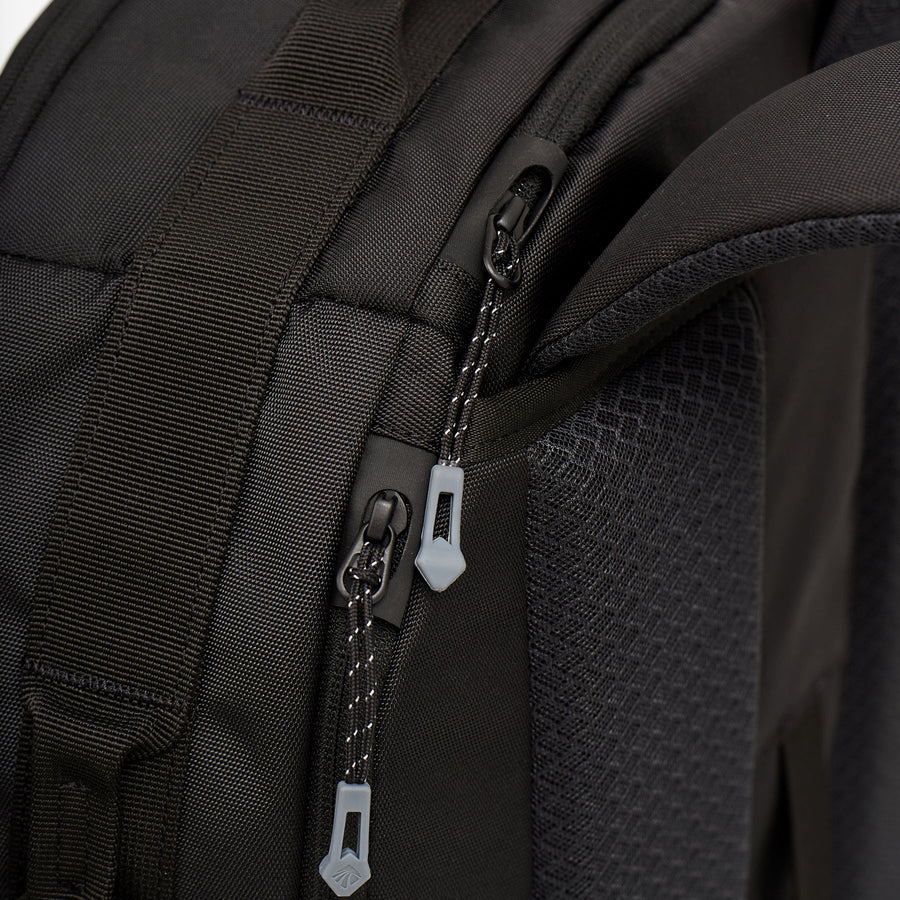 Black Travel Backpack Zipper Pulls Eagle Creek