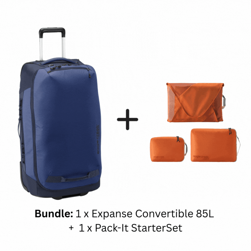 EXPANSE CONVERTIBLE 85L + PACK-IT STARTER SET BUNDLE